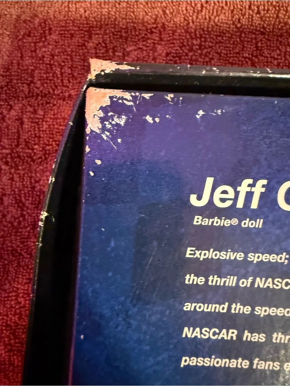 Barbie 2006 NASCAR Jeff Gordon Doll #24 Pink Label K7905 Collector Mattel NRFP